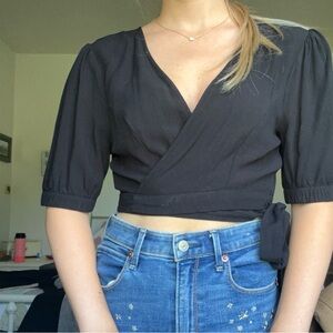 Crop top wrap